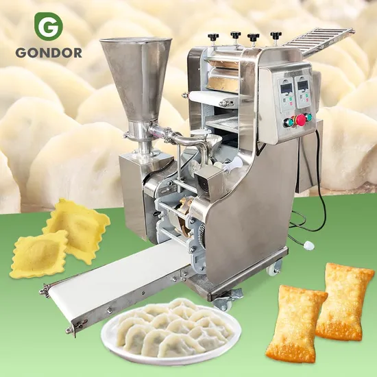 Máquina automática multifuncional para hacer dim sum, gyozas, momos, dumplings, samosas, dobladas y rellenas, a la venta