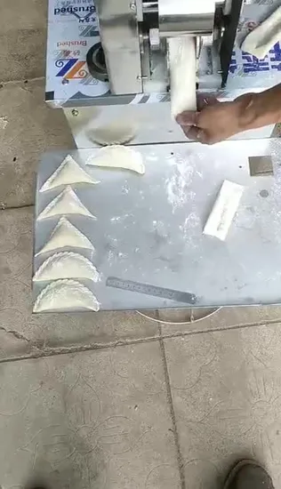 Máquina semicomercial de acero inoxidable para hacer momo y gyoza, automática para hacer dumplings