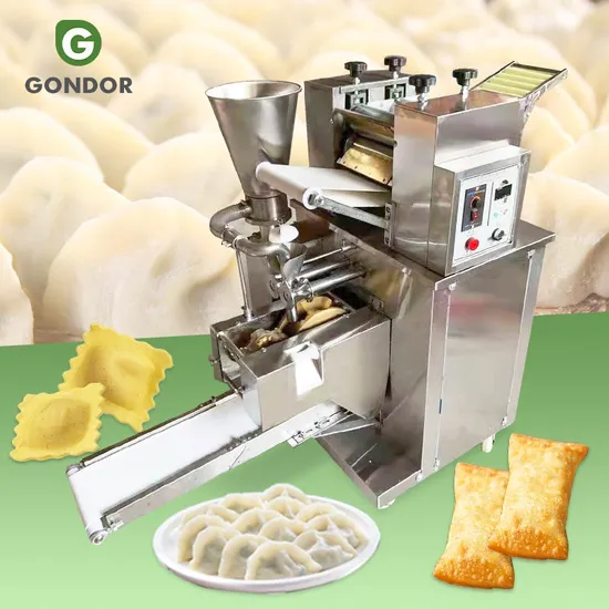 Máquina automática multifuncional para hacer 100 gyozas, empanadas, samosas, momos, sopas y dumplings chinos.