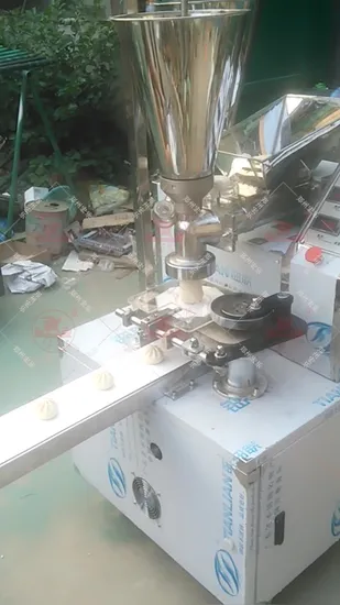 Máquina automática para hacer bollos rellenos al vapor, empanadillas, momos y baozi