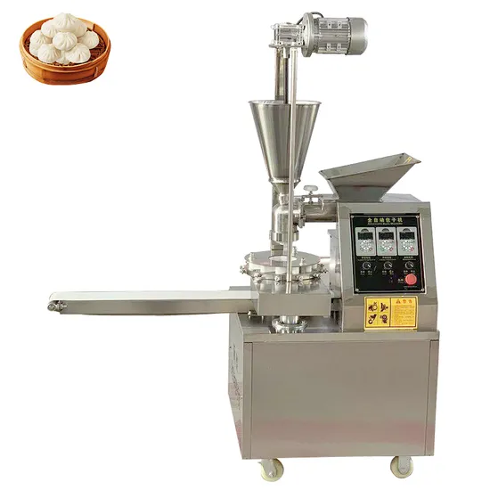 Máquina para hacer bollos rellenos al vapor, máquina automática para hacer baozi, máquina para hacer momos, máquina para hacer bollos al vapor, máquina para hacer baozi chino, máquina para hacer momos nepaleses